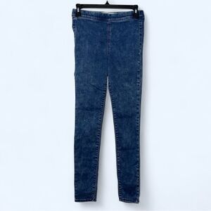 Hollister Alex High Rise Pull on Jean Legging in Medium Acid Wash Size Small